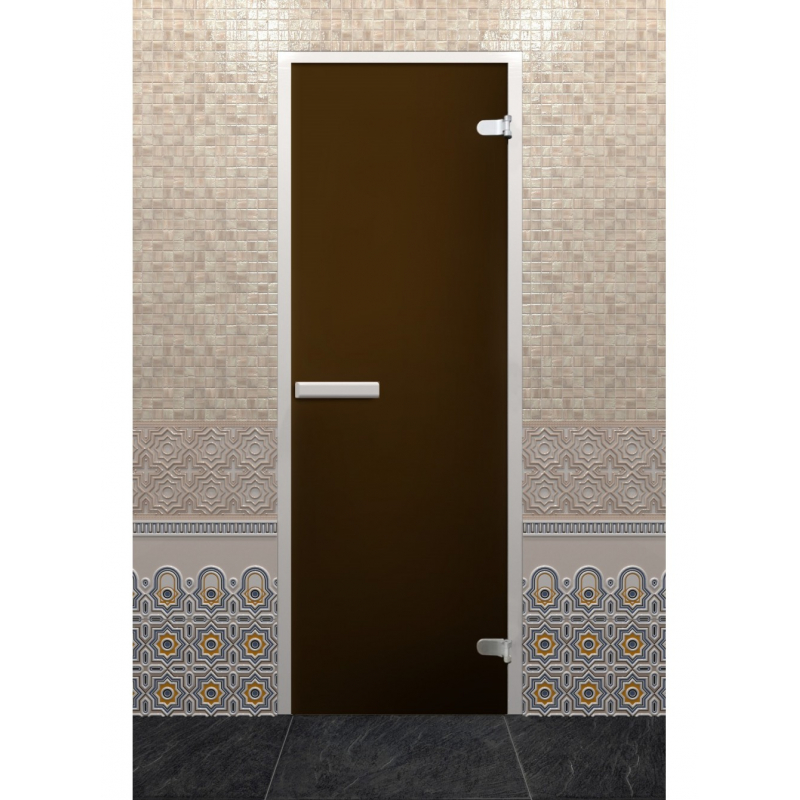 Стеклянная дверь для турецкой бани DoorWood Хамам Лайт