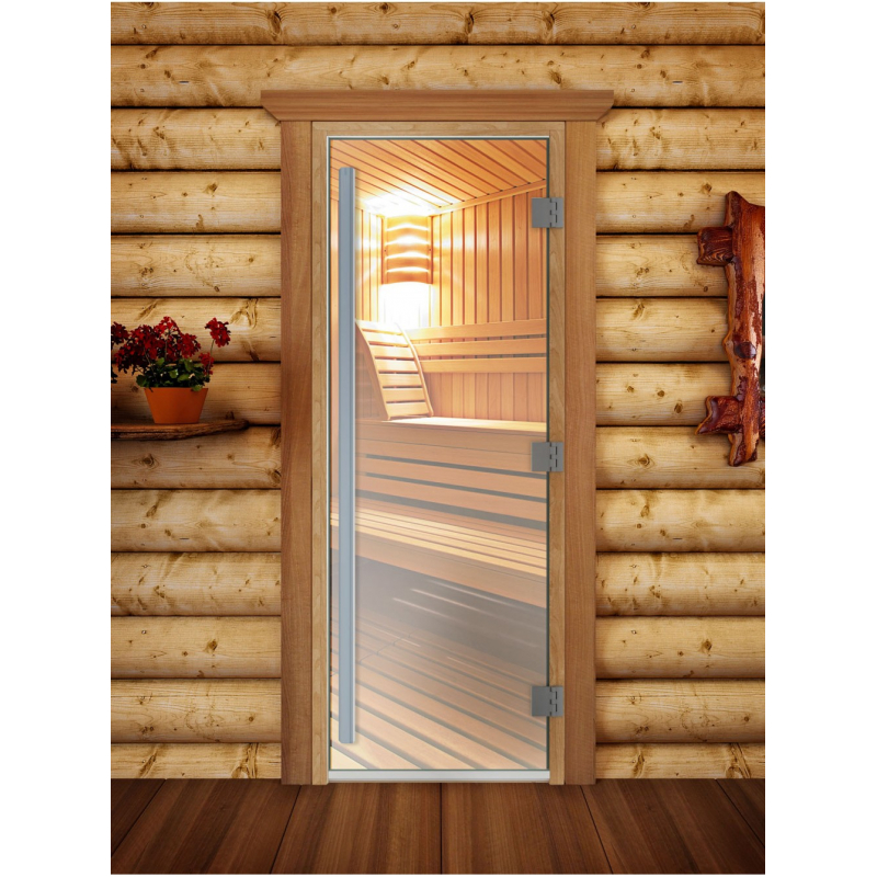 Дверь для бани и сауны DoorWood Престиж