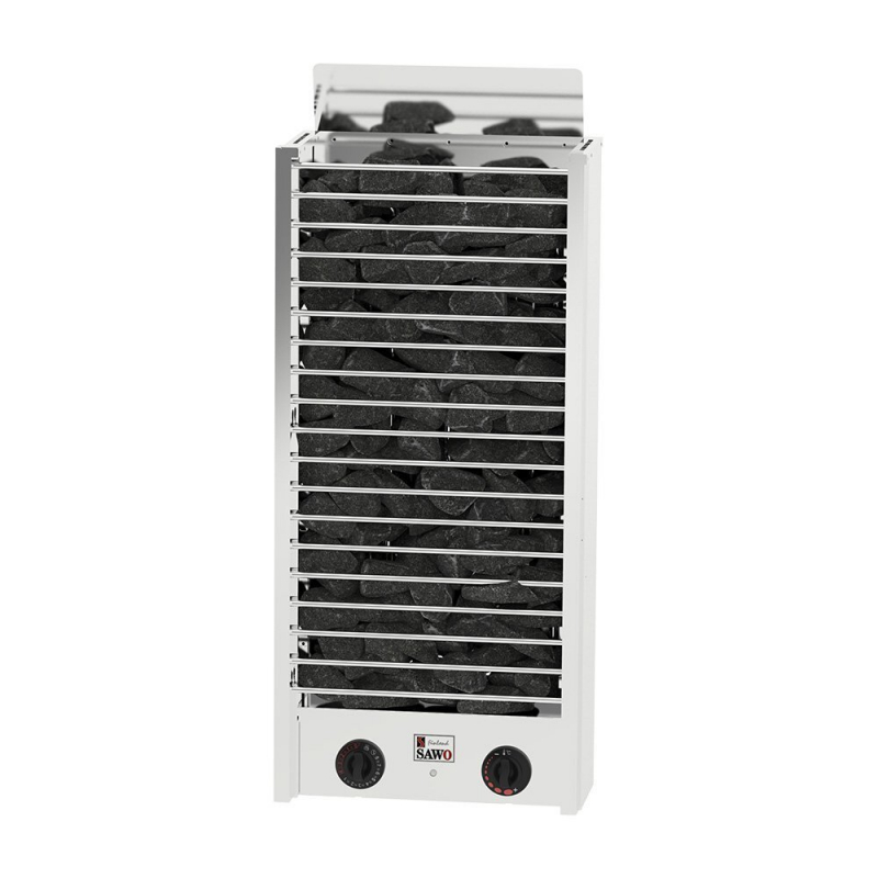 Электрическая печь для сауны SAWO MINI CIRRUS ROCK 2 CRR2-50NB-P нержавейка, встроенный пульт