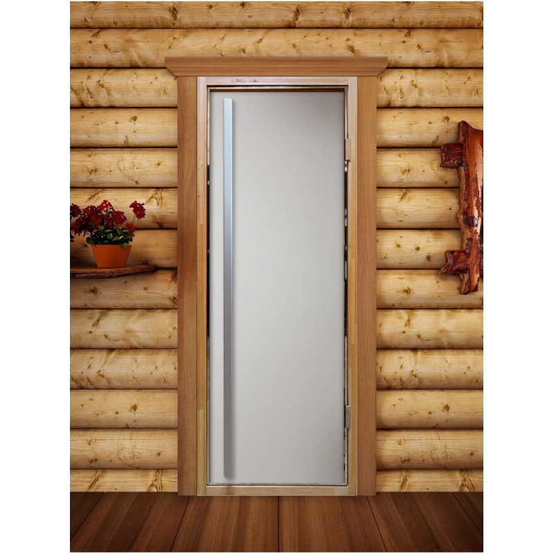 Дверь для сауны, со скрытыми петлями, DoorWood Flash Royal