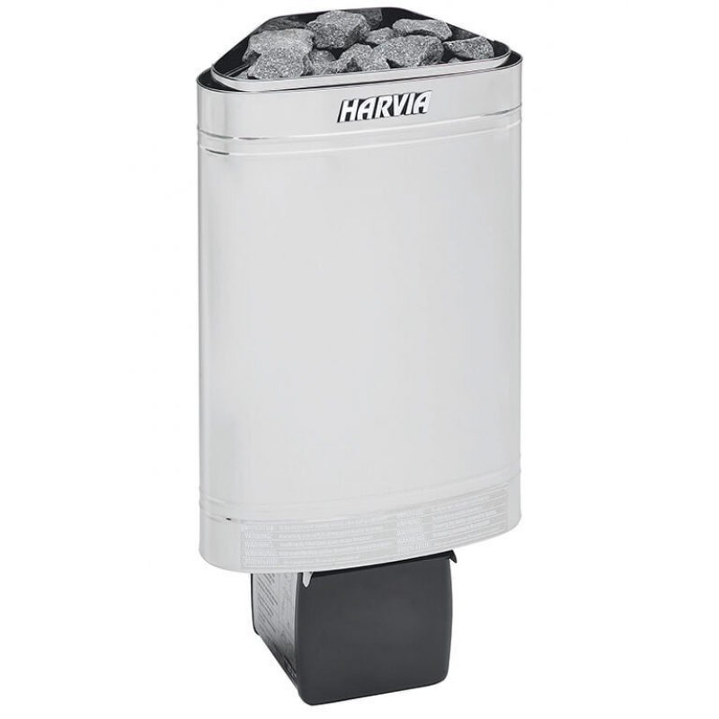 Электрическая печь для сауны Harvia Delta D36E Steel, без пульта HDE360400