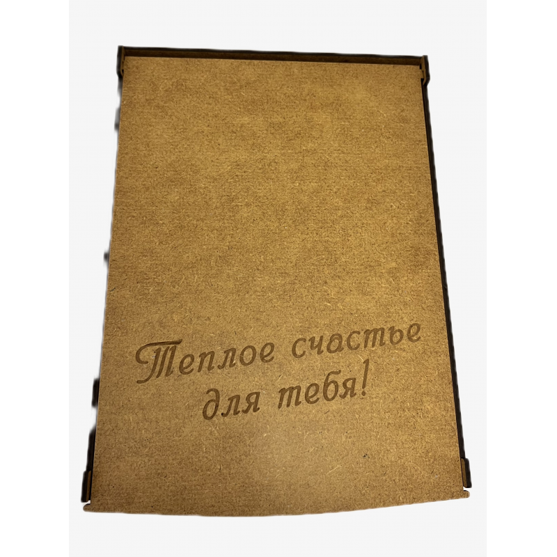 Подарочный набор шапка из овчины для бани