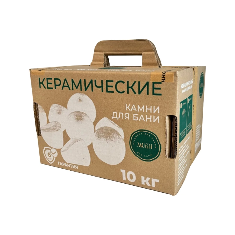 Керамические камни для бани с огранкой
