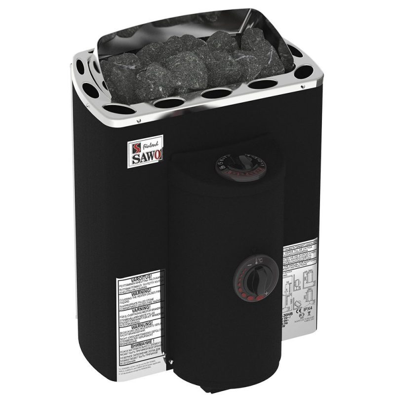 Электрическая печь для сауны SAWO COATED MINI X MX-30NB-P-F термопокрытие, встроенный пульт