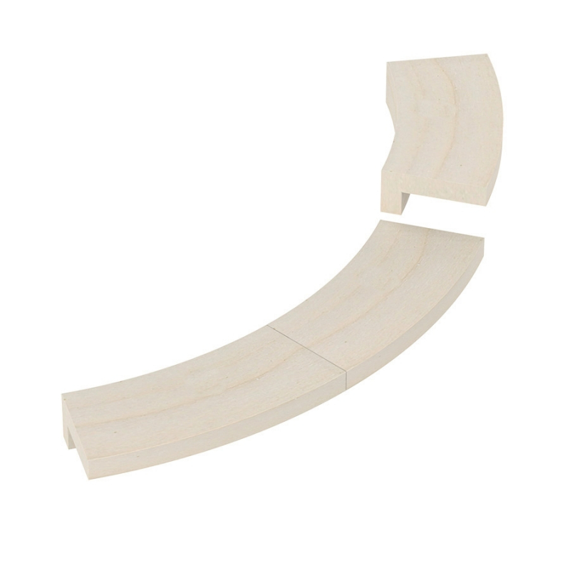 Монтажный фланец SAWO TH-COLLAR-W4-CNR-A (для печи TOWER TH4, TH5, ARI3, PNX3 & DRFT3, угловой, осина)