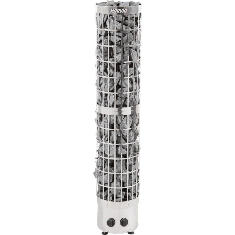 Электрическая печь для сауны Harvia Cilindro PC66 Steel, со встроенным пультом HPC66400