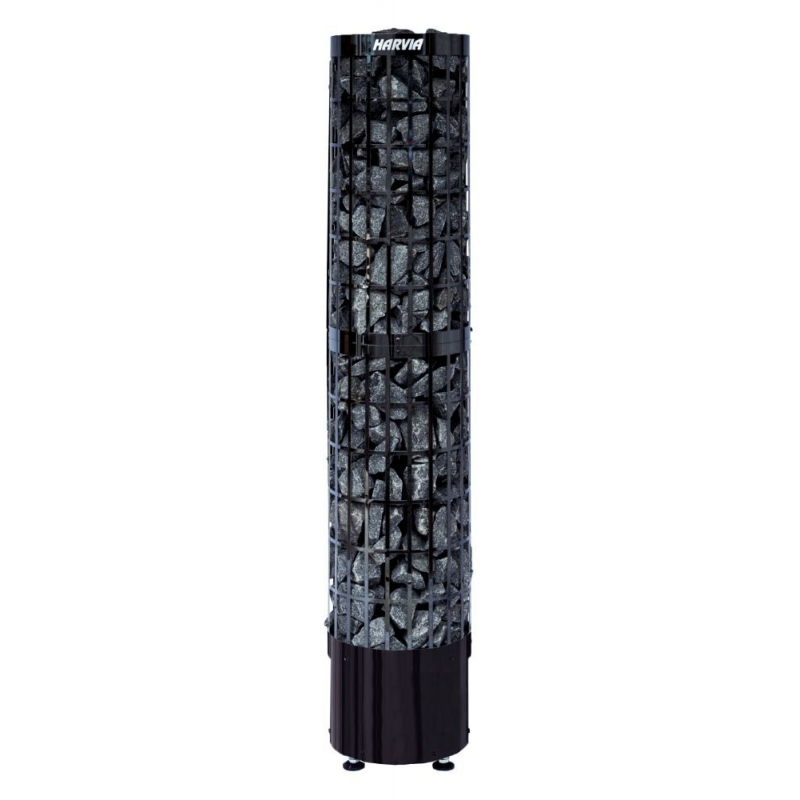 Электрическая печь для сауны Harvia Cilindro PC66E Black Steel, без пульта HPCE66400M