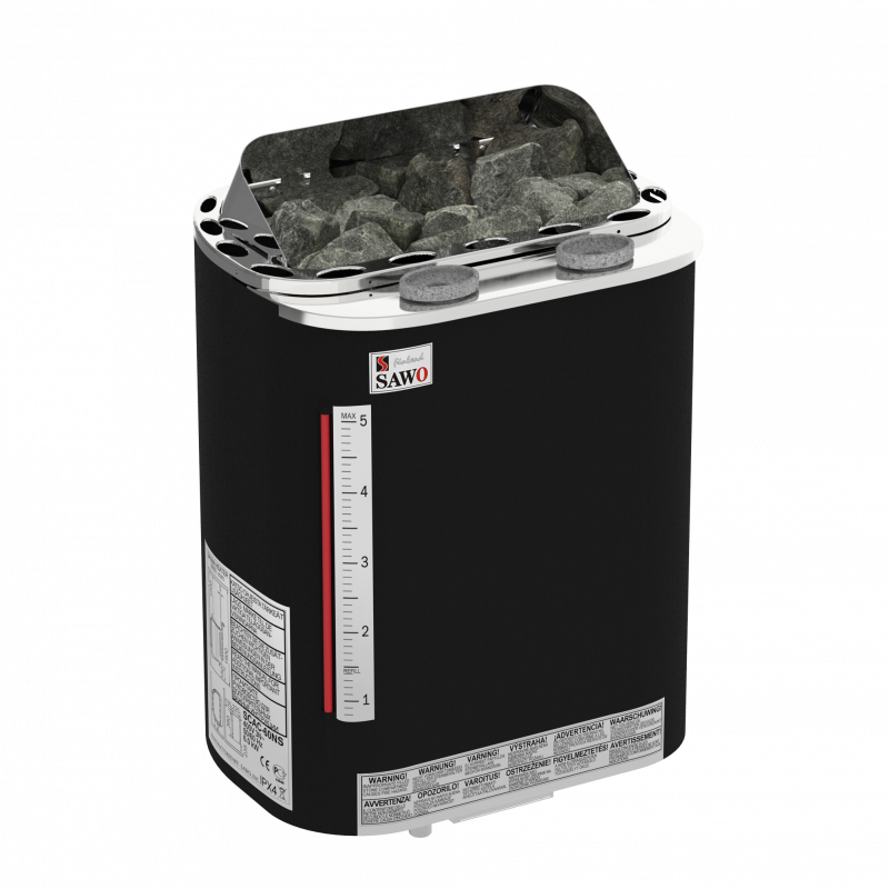 Электрическая печь для сауны SAWO SCANDIA COMBI SCAC-90NS-P-F термопокрытие, с парогенератором, без пульта