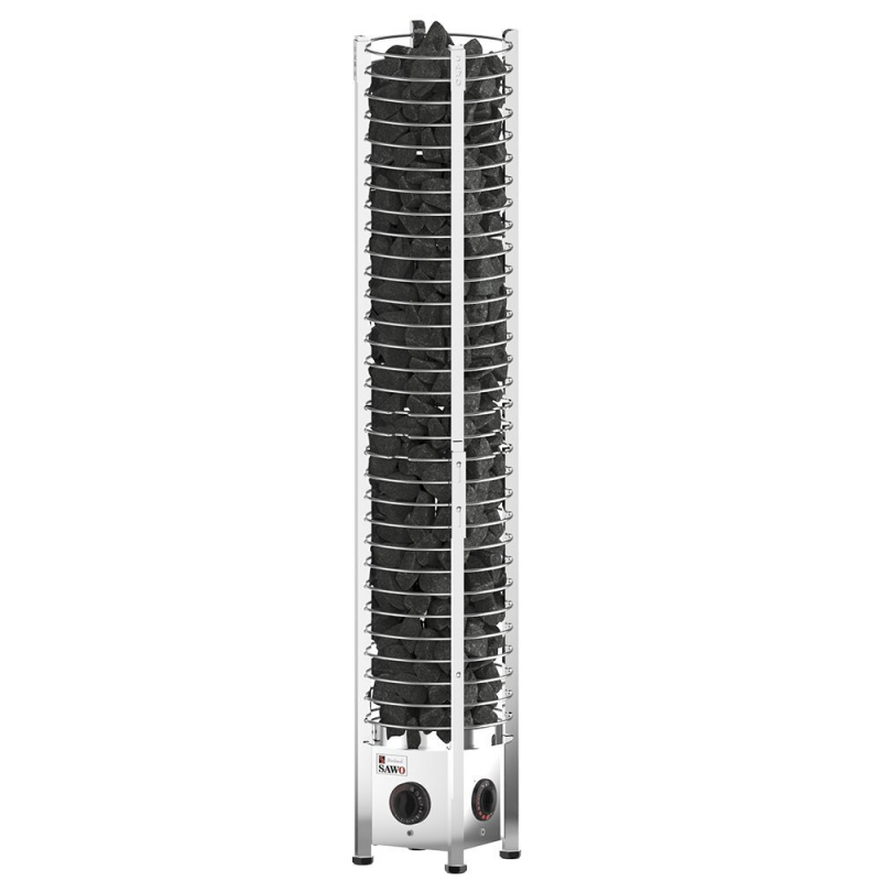 Электрическая печь для сауны SAWO TOWER TH6-90NB-P встроенный пульт