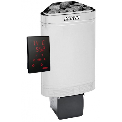 Электрическая печь для сауны Harvia Delta D36XE Steel (выносной пульт в комплекте) HD364XE