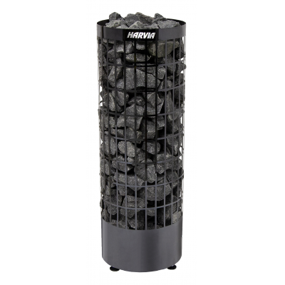 Электрическая печь для сауны Harvia Cilindro PC70E Black Steel, без пульта HPCE700400M