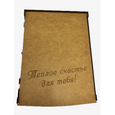 Подарочный набор шапка из овчины для бани