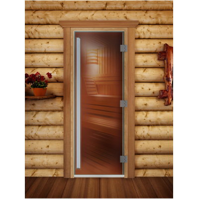 Дверь для бани и сауны DoorWood Престиж