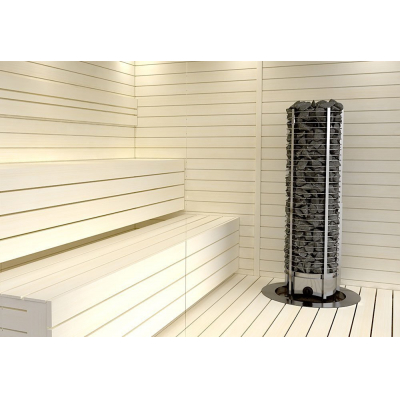 Электрическая печь для сауны Sawo TOWER TH3-60NB-P, встроенный пульт