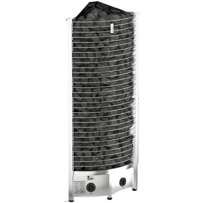 Электрическая печь для сауны SAWO TOWER TH4-60NB-CNR-P угловая, встроенный пульт