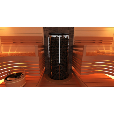 Электрическая печь для сауны SAWO TOWER TH6-80NS-WL-P, пристенная, без пульта