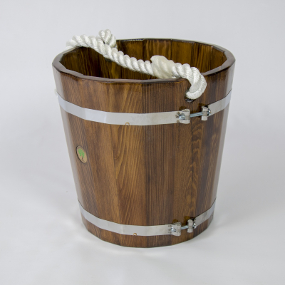 Ведро для бани BentWood лиственница морёная 12л
