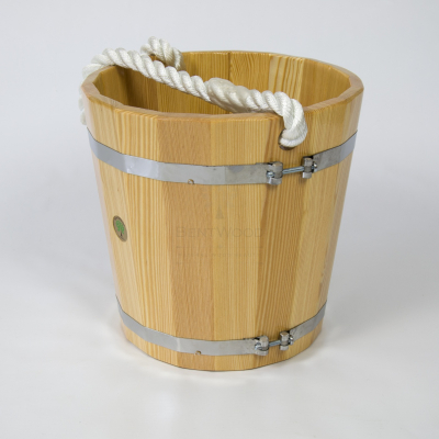Ведро для бани BentWood лиственница натуральная 12л