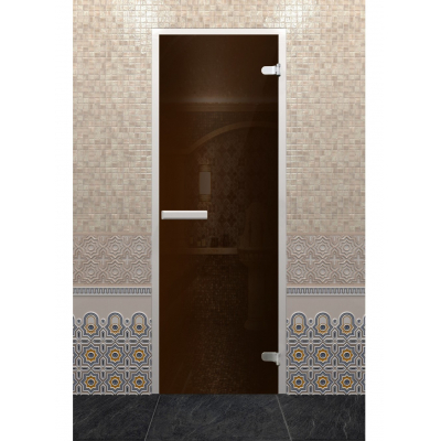 Стеклянная дверь для турецкой бани DoorWood Хамам Лайт