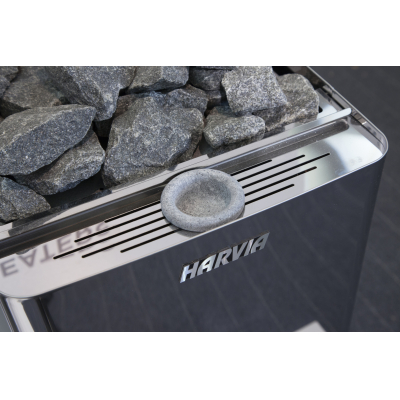 Электрическая печь для сауны Harvia The Wall Combi SW45S, с парогенератором, без пульта HSW450400S