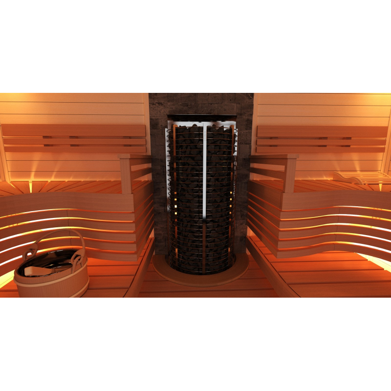 Электрическая печь для сауны SAWO TOWER TH6-120NS-WL-P пристенная, без пульта