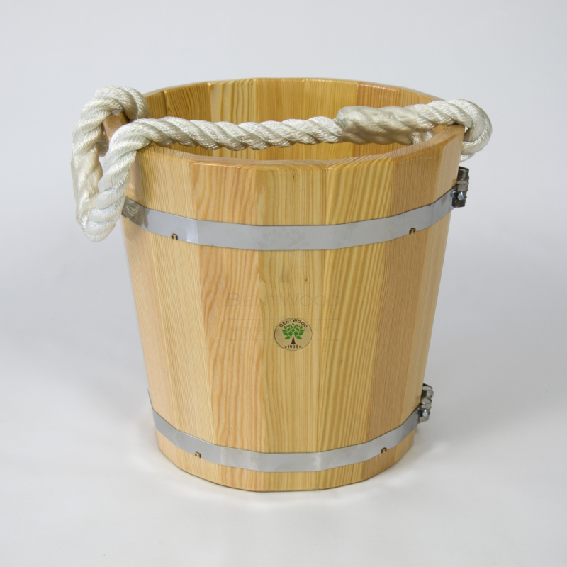 Ведро для бани BentWood лиственница натуральная 12л