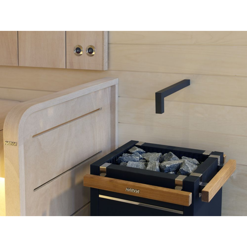 Электрическая печь для сауны Harvia Virta HL90 Black, без пульта HL900400